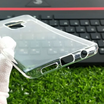 Samsung S6 Malas Plus S7 Malas S8 S9 Plus Plus silikona gadījumā Slim Crystal Caurspīdīga Mīksto TPU Atpakaļ Gadījumā Aizsargātu Vāciņu
