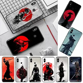Samurai Warrior Japānas anime Phone Gadījumā Xiaomi Redmi piezīme 7 8 9 t k30 max3 9 s 10 pro lite