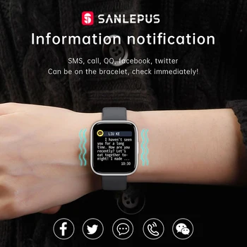SANLEPUS IR 2021. JAUNU Smart Skatīties Veikt Zvanus Ūdensizturīgs Smartwatch Vīriešiem Sievietes Sirds ritma Monitors Android iPhone Xiaomi