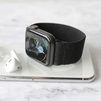 Scrunchie Siksnu Apple skatīties joslas 44mm 40mm iWatch band 38mm 42mm sieviešu jostas watchband aproce apple skatīties, sērija 3 4 5 zviedrija 6