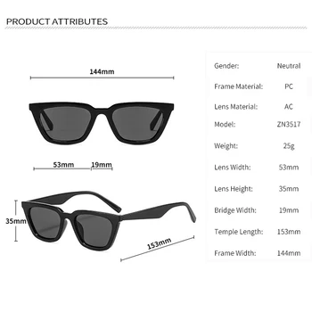 Seemfly Retro Saulesbrilles Sieviešu Vīriešu Modes Mazs Rāmis, Saules Brilles Luksusa Brilles UV400 Toņos, Spoguļi Ieplests Unisex Brilles