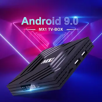Set-top Box Smart Android 9.0 TV KASTĒ HDMI2.0 RJ45 10/100M WIFI Set-top Box Media Player 1g+8g/2g+16.g Quad-core Cortex-A7