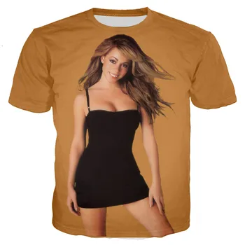 Sexy Dieviete Mariah Carey Krekli Vīriešiem/sievietēm Jaunā Modes Atdzist 3D Mariah Carey Iespiests T-krekls Ikdienas Stila Unisex Streetwear Topi