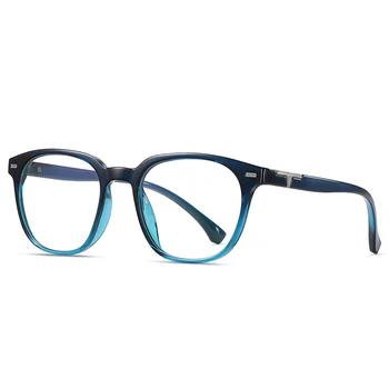 SHAUNA Retro Kniedes Laukumā Vīriešiem, Optiskās Brilles Rāmis Anti Zilā Gaisma Briļļu Sieviešu Zilu Svītru Brilles Rāmis Datoru Brilles