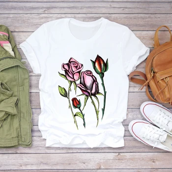 Sieviešu Akvarelis Tauriņš Salda Mīlestība Gadījuma Modes Dāmas Drukāt Dāmu T-krekli Top Sieviešu Stilīgs T Krekls Ir 2021. Tee T-Krekls