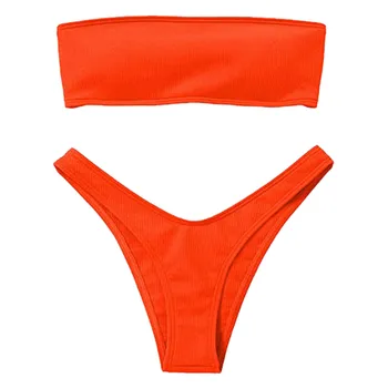 Sieviešu Bikini Augstas Starām. Vēders Kontroles Divu Gabals Peldkostīmu, Peldbikses Ir 2021. Meitene Beach peldkostīms Sieviete Fahsion Peldkostīmi Spānija