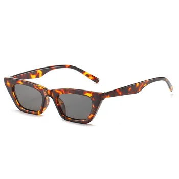 Sieviešu Modes Saulesbrilles Taisnstūra Vintage Kaķa Acs, Saules Brilles Classic Ir 2021. Modes Luksusa Zīmolu UV400 Āra Oculos De Sol