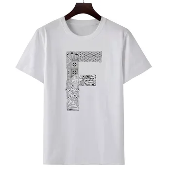 Sieviešu vasaras balts jauki vēstuli attēlu drukāt T-krekls ar īsām piedurknēm apaļā apkakle top modes gadījuma T-krekls top