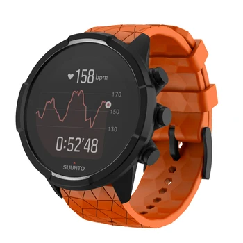 Silikona Siksniņu Nomaiņa Watchband Par Suunto 7 D5 Plaukstas locītavas Suunto 9 Spartas Sporta Rokas AP Baro Smart Watch Band Correa