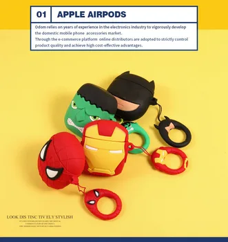 Silikona Super Varonis Airpods Pro Gadījumā Disney 3D Pontons Cute Karikatūra Aizsargs Vāks Airpod pro vai 1 2