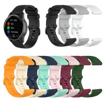 Silikona Watchband Siksnu Garmin Venu 2 Luxe Stils/Vivoactive 3 Joslu Smart Skatīties Aproce Sporta Aproce Correa