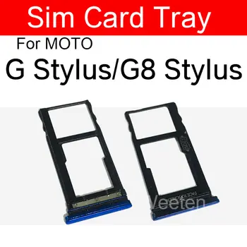 SIM Kartes ligzda Priekš Motorola MOTO G Stylus G8 Stylus Sim Kartes Slots, Renes Turētāja Adapteris Rezerves Daļas