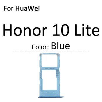 Sim Kartes Ligzda Spēļu Paplātes Lasītājs HuaWei Honor Skats 10 Lite 10es BKL-AL00 AL20 TL00 Micro SD Adapteris Konteineru Savienotājs