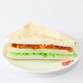 Simulācijas Maize Mākslīgā Kūka Sandwich Mēbeles Pārrobežu Foto Aksesuārus, Mājas Apdare, Logu Displejs
