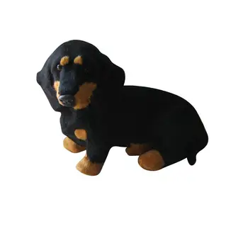 Simulācijas rotaļu simulācijas suns Dachshund stāvus tupus suns bērniem dāvanu Kucēns Spilgti Pildījumu Biedrs Rotaļlietas Pet