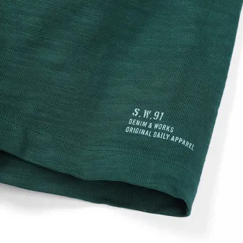 SIMWOOD 2021. gada Vasarā Jaunu 310g Slub Kokvilnas Auduma Lielajam T-kreklu apdruka Vīriešu Apģērbs Jāmazgā Kritums Plecu Plus Lieluma Galotnēm Kvalitātes Tshirt