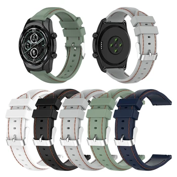 Skatīties Joslas Ārējo apdari Daļas Silikona Joslas Ticwatch Pro 3/Ticwatch Pro 3 LTE 22mm Skatīties Jostas Piederumi