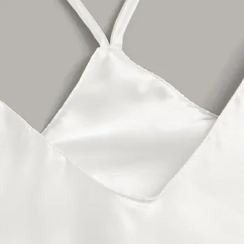 Sleepwear Sieviešu Pidžamas Komplekts Satīna Pyjamamas 2 Gabals Mežģīnes Naktsveļu Viskozes Mājas Valkāt Vienkrāsainu Nighty Drēbes Uzvalku Sleepwear Menina