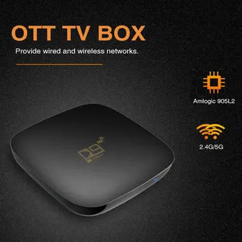 Smart Bezvadu TV Kastē 4K Augstas Izšķirtspējas Multivides Atskaņotājs 1G+8G Wifi Set-Top Box Digitālo Satelīta Uztvērēju, HDTV Kaste