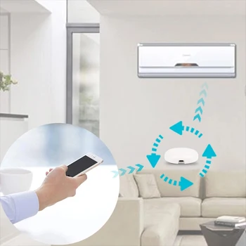 Smart Life Mājas Automatizācijas Universālā Tālvadības pults WIFI+ir pults Gaisa kondicionētājs, TV, Google Palīgs Alexa 2.4 G WiFi