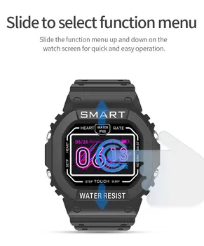 Smart Skatīties Ip68 Ūdensnecaurlaidīga Fitnesa Sporta Skatīties uz Ios, Android, Sirdsdarbības Monitors, asinsspiediena Smart Watch Band/Bērnu Dāvanu