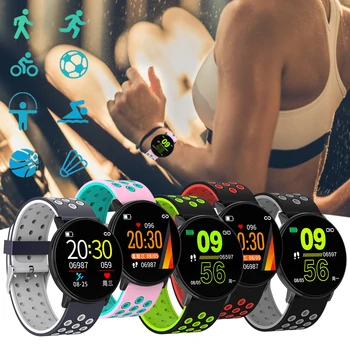 Smart Skatīties Sirdsdarbības ātruma Monitors, Fitnesa Tracker Hronometrs, Pedometrs Kaloriju Sporta Skatīties 1.3 collu Bluetooth Multi-funkcionālo Veselības