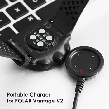 Smart Skatīties USB Lādētāju POLAR Skatu V2/SMILTIS X/Ignite/Vantage V/Vantage M Smart Skatīties Bezvadu Lādēšanas Kabelis