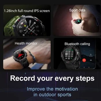Smart Skatīties Vīrieši Bluetooth Zvanu Sports Fitness Tracker Mūzikas Vadības Modinātājs Atgādinājums K-22 Sievietes Smartwatch Android, IOS