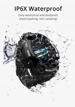 Smart Skatīties Vīriešiem, Sievietēm Pilnīga skārienekrāna Sports Fitness Watch IP6X Ūdensizturīgs Tracker sirdsdarbība Sporta Smart Skatīties Uz Android vai IOS