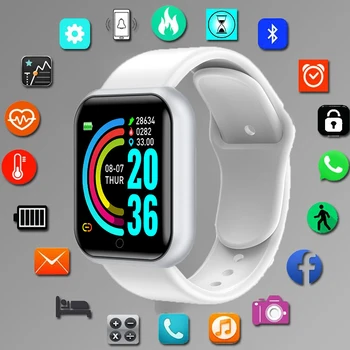 Smart Sporta Skatīties Vīriešu un Sieviešu Pulksteņi Ciparu Led Elektroniskais Pulkstenis Bluetooth Fitnesa rokas Pulkstenis Bērniem Stundas Hodinky