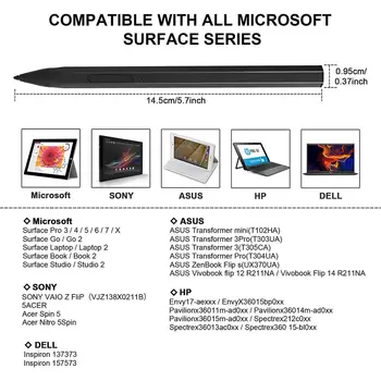 Smart Tālrunis Planšetdatora Irbuli Magnētiskas Uzlādes Irbuli, Zīmējumu, Dizaina Pildspalva Microsoft Surface Pro5 6 7 X Grāmatu Iet IPad IPhone