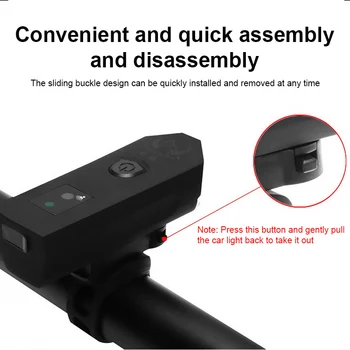 Smart Velosipēdu Gaismas 400 Lm iedarbību ipx4 Ūdensizturīgs Viedo Sensoru Velosipēds Gaismas USB Lādējamu Velosipēdu Lukturu Velosipēdu Piederumi