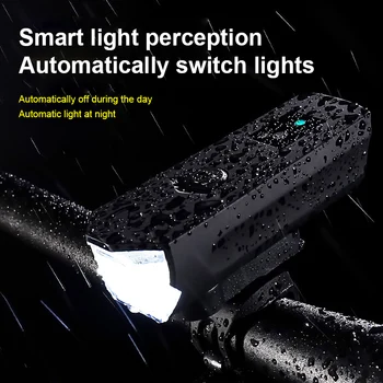 Smart Velosipēdu Gaismas 400 Lm iedarbību ipx4 Ūdensizturīgs Viedo Sensoru Velosipēds Gaismas USB Lādējamu Velosipēdu Lukturu Velosipēdu Piederumi