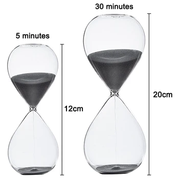 Smilšu pulkstenis Smilšu Taimeris Uzlabot Produktivitāti, Sasniegtu Mērķus Palikt Koncentrējas, Ir Efektīvāka Laika Pārvaldības Rīks 5/30 Minūtes STSF666