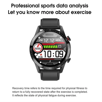 Smochm L13 Smart Watch Vīrietis Sieviete Atbalsta Tālruņa Zvanu Zvanītājprogramma EKG PPG sirdsdarbība Pasākums Smartwatch IP68 Ūdensnecaurlaidīga
