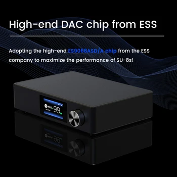 SMSL SU-8S MQA Audio Decoder APK Digitālā uz Analogo Pārveidotāju ar Higt-end ES9068AS D/A chip Bluetooth 5.0 DSD512 PCM768kHz SU8S