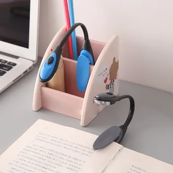Soda Ērti Pārnēsājamu Ceļojumu Grāmatu Lasīšanas Gaismas Lampa Mini LED Klipu Booklight