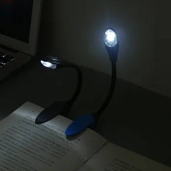 Soda Ērti Pārnēsājamu Ceļojumu Grāmatu Lasīšanas Gaismas Lampa Mini LED Klipu Booklight