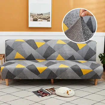 Sofa Bed Cover Universal Armless Locīšanas Mūsdienu sēdekļa slipcovers stiept attiecas lēts Dīvāns Aizsargs Elastīgs Futon Spandex Vāciņu