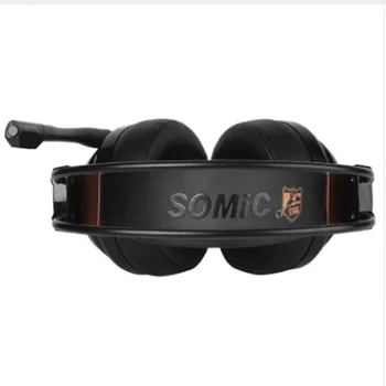 Somic G941 Uzlabot Aktīvās Trokšņu Slāpēšanas Austiņu 7.1 Virtual Surround Skaņas USB Gaming Austiņas ar Mic Funkcija Vibrējošais