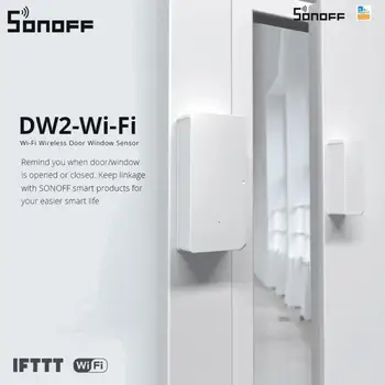 Sonoff DW2 WiFi Bezvadu tīkla Drošības Durvju / Logu Sensors Mājas Sercurity Signalizācijas Darbu Ar EWeLink programmas Atbalstu Sonoff Ierīces IFTTT