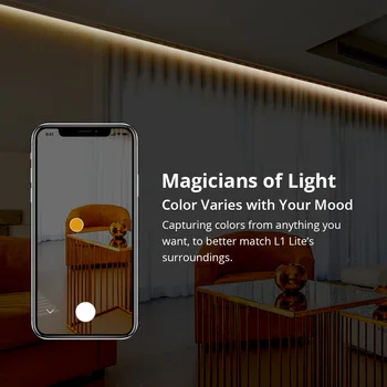 SONOFF L1 Lite Smart Wifi RGB LED Gaismas Sloksne 5M Regulējamas, Elastīgas APP Tālvadības pults Strādā ar Alexa Balss Home Automation