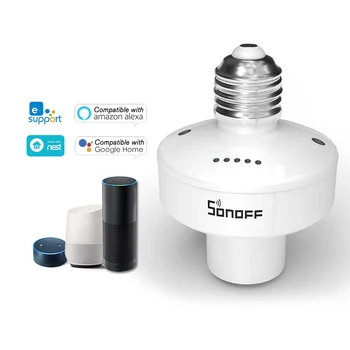 SONOFF Slampher R2 Spuldzes Turētājs E27 WiFi Bezvadu Smart Gaismas Turētājs Atbalsta Balss Kontroli Laika Funkcija