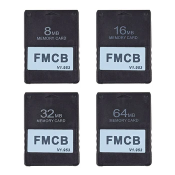 SONY PS2 FMCB Free McBoot Kartes v1.953 Kartes Sony Playstation2 8MB/16 MB/32MB/64MB Atmiņas Karte OPL MC Sāknēšanas Programma Kartes