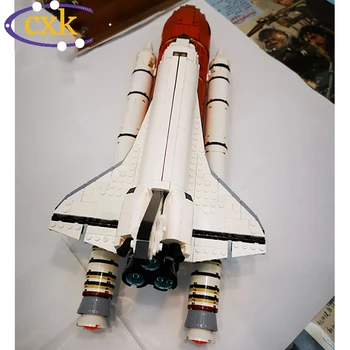 Space Shuttle Transporter Palaišanas Platformas Ķieģeļi KM Augsto Tehnoloģiju Raķešu Modeļu Veidošanas Bloki Radošo Diy Rotaļlietas Bērniem Dāvanas