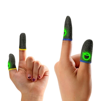 Spēļu Gaismas Pirkstu Uzmava Elpojošs Rokai, Lai PUBG Mobilās Spēles Touch Screen Pirkstu Gultiņas Segtu Sensitive Touch, Mobilo