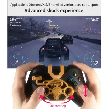 Spēļu Racing Wheel Mini Stūres Game Controller for Xbox One X S Elite 3D Iespiesti Piederumi