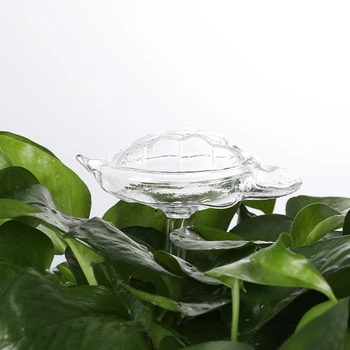 Stikla Augu Ziedu Ūdens Padevē Automātiskā Automātiskā Laistīšanas Ierīces, Putnu Star Sirds Dizaina Augu Waterer Laistīšanas Ierīces 2 Veidi
