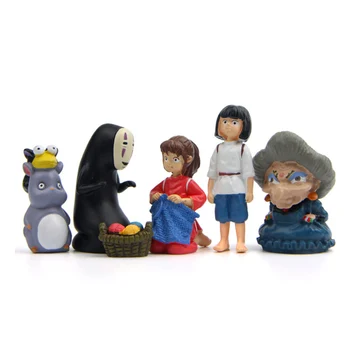 Studio Ghibli Dedzīgs Prom Seja Gara Karikatūra Dzīvniekiem Mini Skaitļi Miyazaki Hayao Radošo Ainavu Modeļi Apdare Rotaļlietas