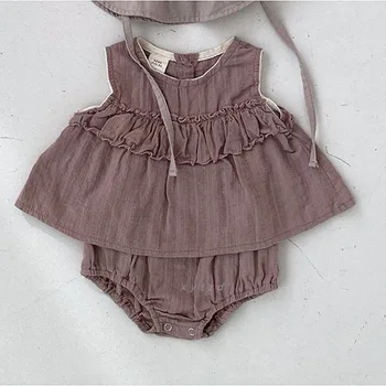 Summer Infant Baby Girl Bērnu Uzvalks Gadījuma Bērniem Meiteņu Mežģīņu Piedurknēm T-Krekls + Bikses, Uzvalks Bērniem, Baby Meitene Komplekti